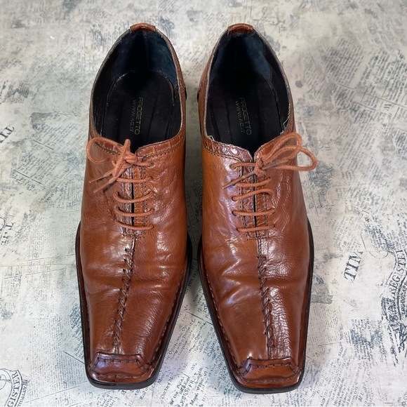 Progetto Lace up leather shoes made in Italy - Picture 4 of 12